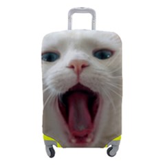 Wow Kitty Cat From Fonebook Luggage Cover (small) by 2853937