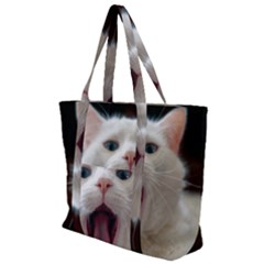 Wow Kitty Cat From Fonebook Zip Up Canvas Bag by 2853937