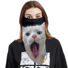 Wow Kitty Cat From Fonebook Face Covering Bandana (triangle) by 2853937