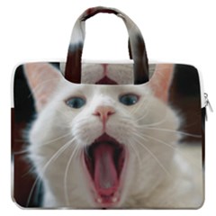 Wow Kitty Cat From Fonebook Macbook Pro Double Pocket Laptop Bag by 2853937
