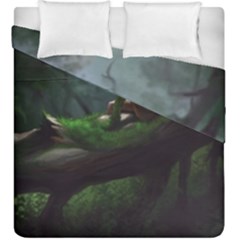 Wooden Child Resting On A Tree From Fonebook Duvet Cover Double Side (king Size) by 2853937