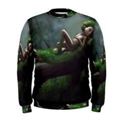 Wooden Child Resting On A Tree From Fonebook Men s Sweatshirt by 2853937