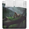 Wooden Child Resting On A Tree From Fonebook Duvet Cover Double Side (California King Size) View2