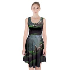 Wooden Child Resting On A Tree From Fonebook Racerback Midi Dress by 2853937