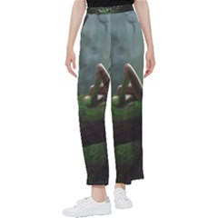 Wooden Child Resting On A Tree From Fonebook Women s Pants  by 2853937