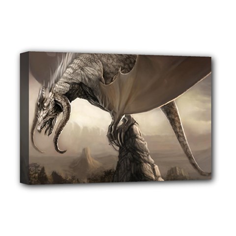 Lord Of The Dragons From Fonebook Deluxe Canvas 18  X 12  (stretched) by 2853937