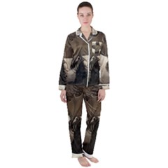Lord Of The Dragons From Fonebook Satin Long Sleeve Pajamas Set by 2853937