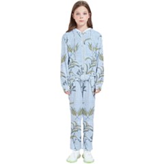 Blue Botanical Plants Kids  Tracksuit by Abe731