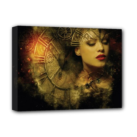 Surreal Steampunk Queen From Fonebook Deluxe Canvas 16  X 12  (stretched)  by 2853937