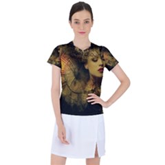 Surreal Steampunk Queen From Fonebook Women s Sports Top by 2853937
