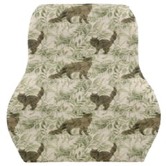 Botanical Cats Pattern Car Seat Back Cushion 