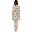 Botanical Cats Pattern Inside Out Racerback Dress View4