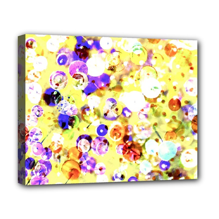 Sequins and Pins Deluxe Canvas 20  x 16  (Stretched)