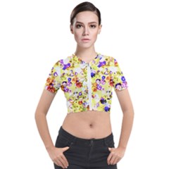 Sequins And Pins Short Sleeve Cropped Jacket by essentialimage