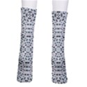 Dots Motif Geometric Print Design Men s Crew Socks View2