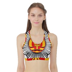 Deutsch Volkspolizei Badge Sports Bra With Border by abbeyz71