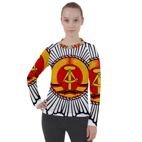 Deutsch Volkspolizei Badge Women s Pique Long Sleeve Tee by abbeyz71