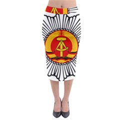 Volkspolizei Emblem Midi Pencil Skirt by abbeyz71