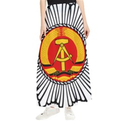 Volkspolizei Badge Maxi Chiffon Skirt