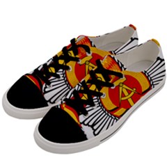 Volkspolizei Emblem Men s Low Top Canvas Sneakers by abbeyz71