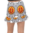 Volkspolizei Emblem Fishtail Mini Chiffon Skirt View2