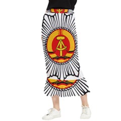 Volkspolizei Emblem Maxi Fishtail Chiffon Skirt by abbeyz71