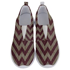 Vintage Grunge Geometric Chevron Pattern No Lace Lightweight Shoes by dflcprintsclothing