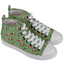 Avocado is love  Women s Mid-Top Canvas Sneakers View3