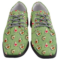 Avocado Is Love  Women Heeled Oxford Shoes by SychEva