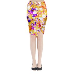 Summer Sequins Midi Wrap Pencil Skirt by essentialimage