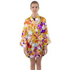 Summer Sequins Long Sleeve Satin Kimono by essentialimage