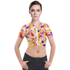 Summer Sequins Short Sleeve Cropped Jacket by essentialimage