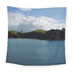 New Zealand hills and sea Square Tapestry (Large)