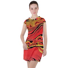 Warrior s Spirit Drawstring Hooded Dress by BrenZenCreations