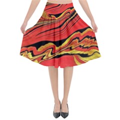 Warrior s Spirit Flared Midi Skirt