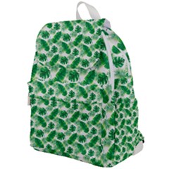 Tropical Leaf Pattern Top Flap Backpack by Dutashop
