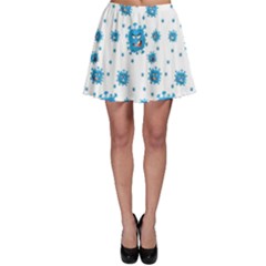 Illustrations Virus Corona Covid Infection Skater Skirt