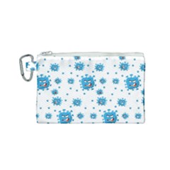 Illustrations Virus Corona Covid Infection Canvas Cosmetic Bag (small) by Dutashop