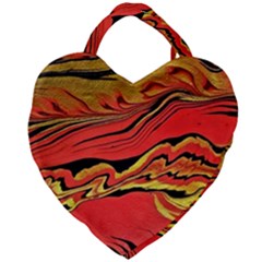 Warrior s Spirit  Giant Heart Shaped Tote by BrenZenCreations