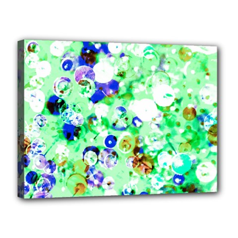 Summer Sequins Canvas 16  X 12  (stretched) by essentialimage