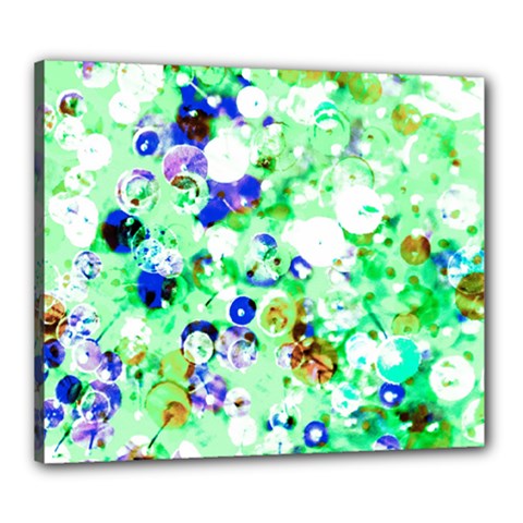 Summer Sequins Canvas 24  X 20  (stretched) by essentialimage