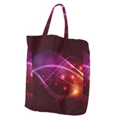 Colorful Arcs In Neon Light, Graphic Art Giant Grocery Tote by picsaspassion