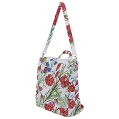 Summer Flowers Crossbody Backpack by goljakoff