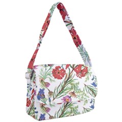 Summer Flowers Courier Bag by goljakoff
