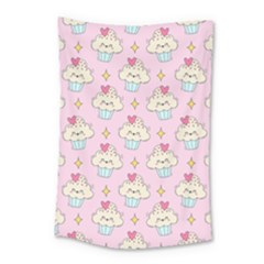 Kawaii Cupcake  Small Tapestry by lisamaisak