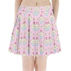 Kawaii Cupcake  Pleated Mini Skirt by lisamaisak