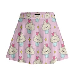 Kawaii Cupcake  Mini Flare Skirt by lisamaisak