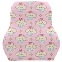 Kawaii Cupcake  Car Seat Back Cushion  by lisamaisak