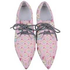 Kawaii Cupcake  Pointed Oxford Shoes by lisamaisak