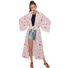 Kawaii Cupcake  Maxi Kimono by lisamaisak